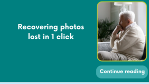 Recovering photos lost in 1 click