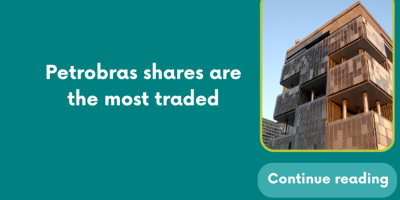 Petrobras shares are the most traded